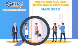 Thông báo về việc Gia hạn nhận hồ sơ kỳ tuyển dụng viên chức của Trung tâm Đào tạo năm 2023