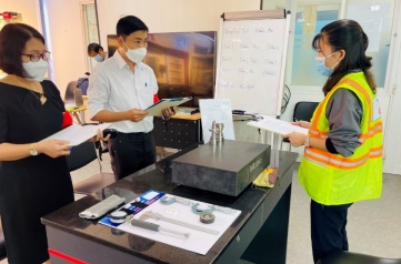 TRUNG TÂM ĐÀO TẠO KHU CÔNG NGHỆ CAO TỔ CHỨC CHƯƠNG TRÌNH “ĐÀO TẠO KỸ NĂNG NGHỀ ĐO KIỂM CƠ KHÍ BẬC 3 THEO TIÊU CHUẨN NHẬT BẢN”