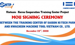 Lễ ký kết hợp tác cùng Công ty TNHH Hwacheon Machine Tool Việt Nam