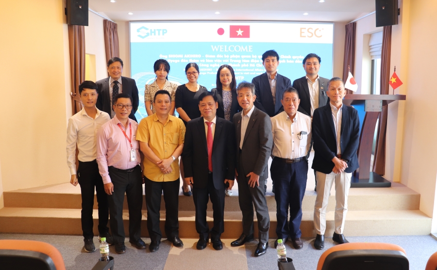 Đoàn chính quyền và doanh nghiệp tỉnh Hyogo – Nhật Bản làm việc với Khu Công nghệ cao Thành phố Hồ Chí Minh