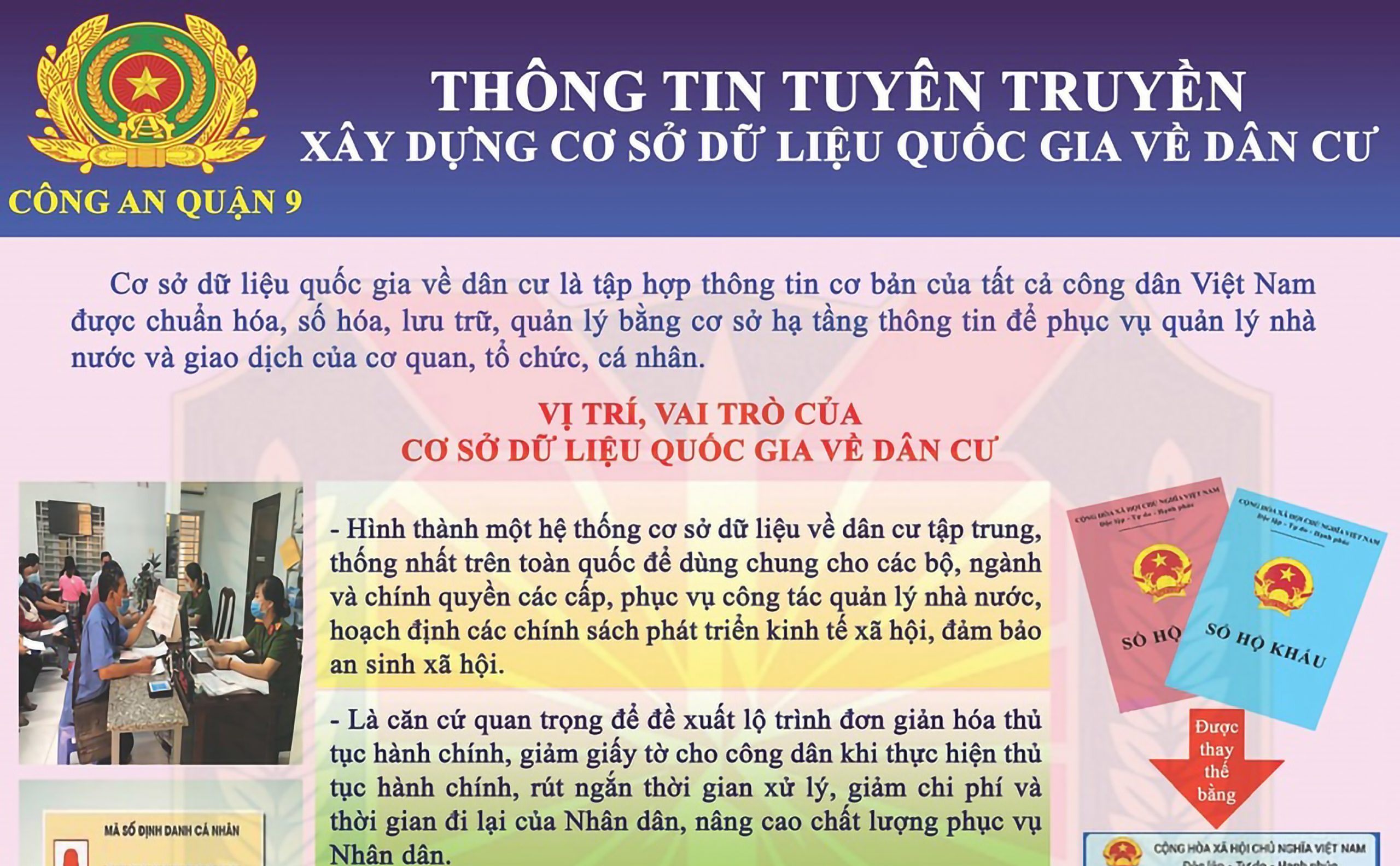 Thông tin tuyên truyền về xây dựng Cơ sở dữ liệu quốc gia về dân cư
