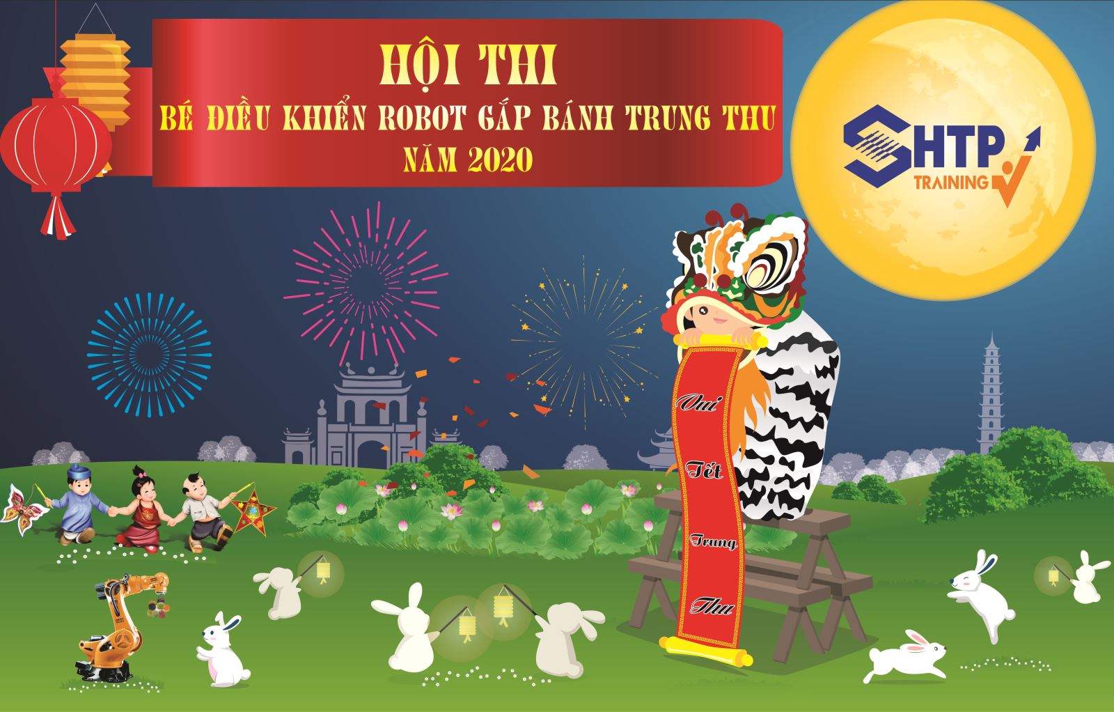 HỘI THI “BÉ GẮP BÁNH TRUNG THU BẰNG CÁNH TAY ROBOT 2020”