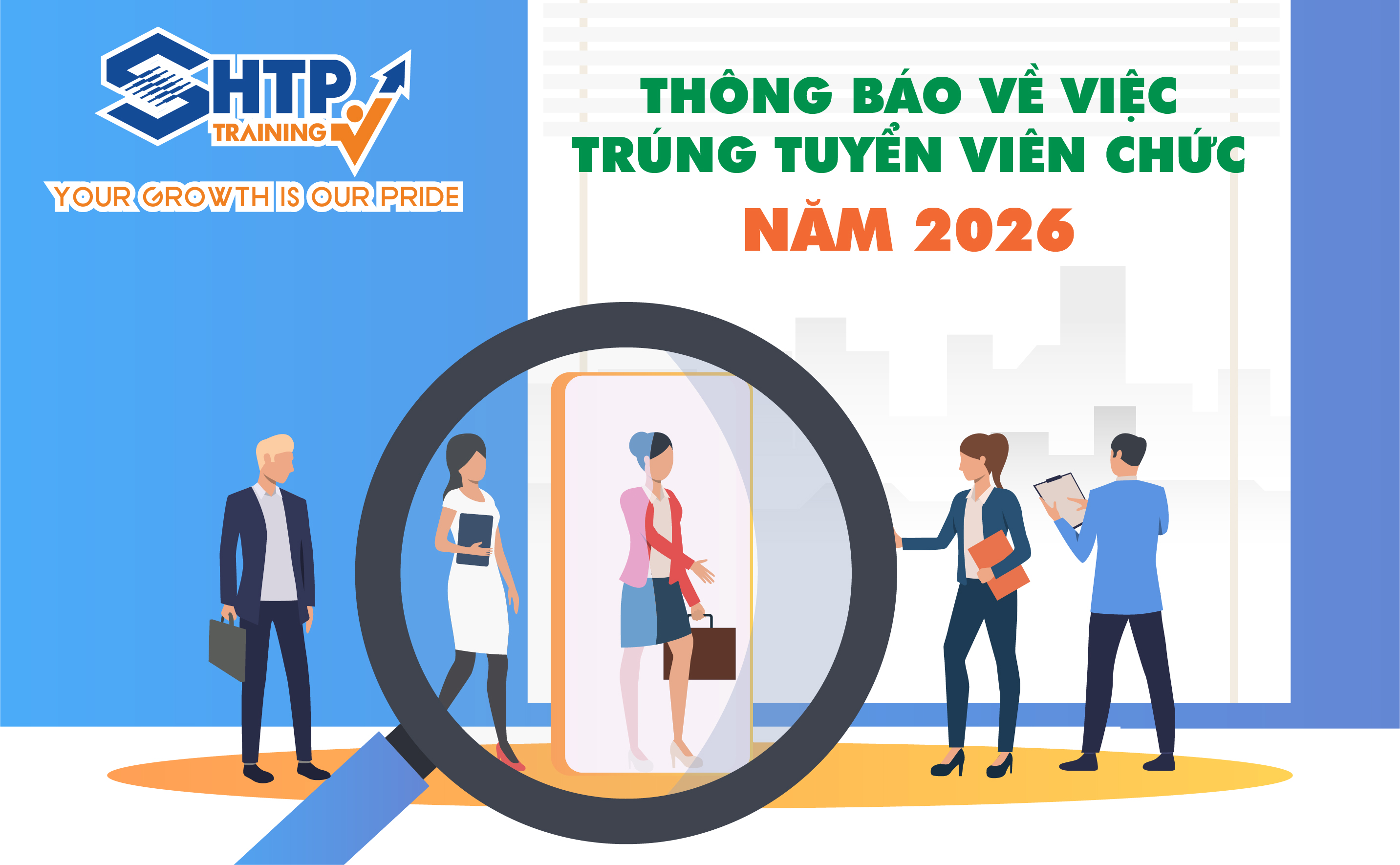 Thông báo về việc trúng tuyển viên chức năm 2026 của Trung tâm Đào tạo